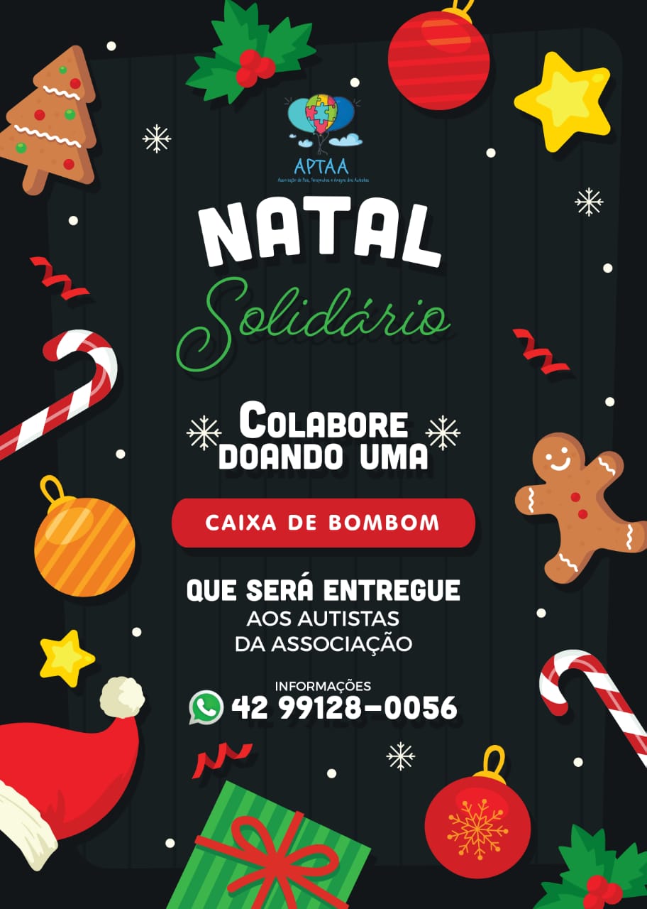 APTAA promove Natal Solidário e busca arrecadar caixas de bombom -  Prefeitura de Telêmaco Borba