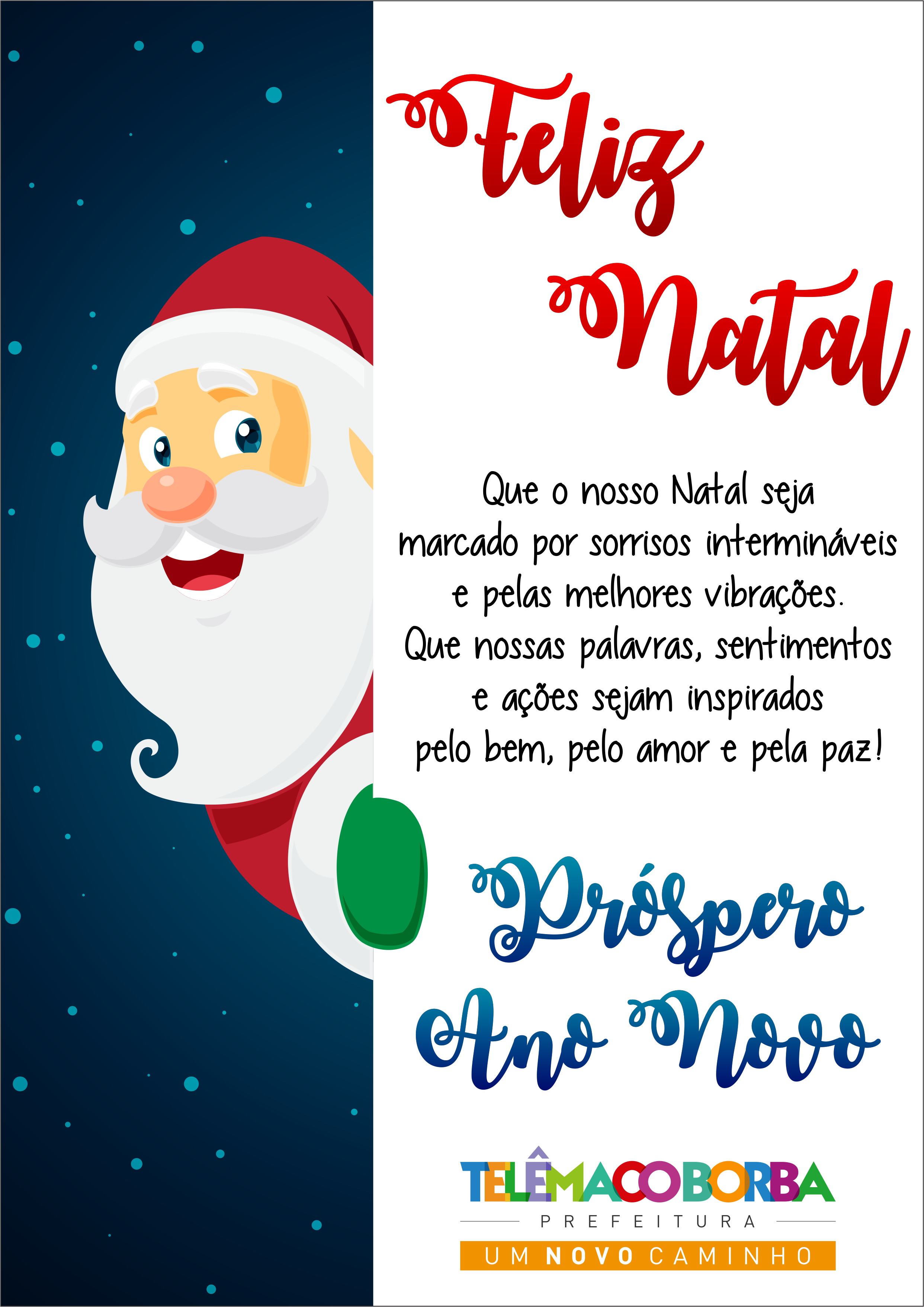 Mensagem de Natal e Ano Novo