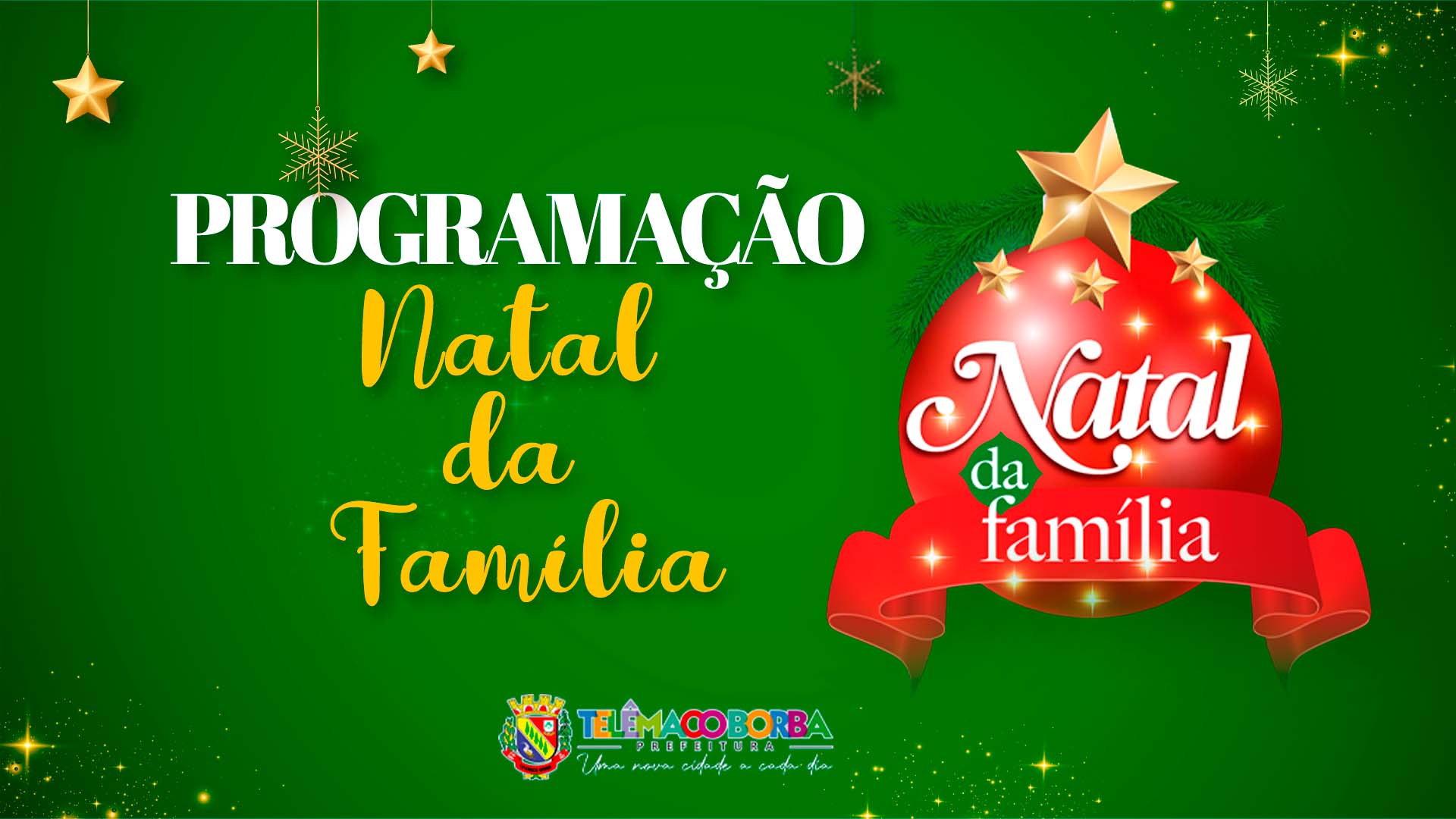 Viva a celebração do Natal com alegria e em família